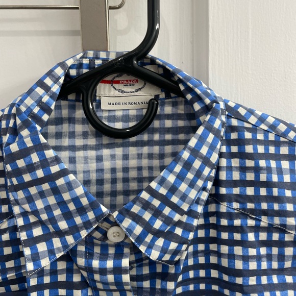 Prada Button Down Blue Shirt - Picture 2 of 9
